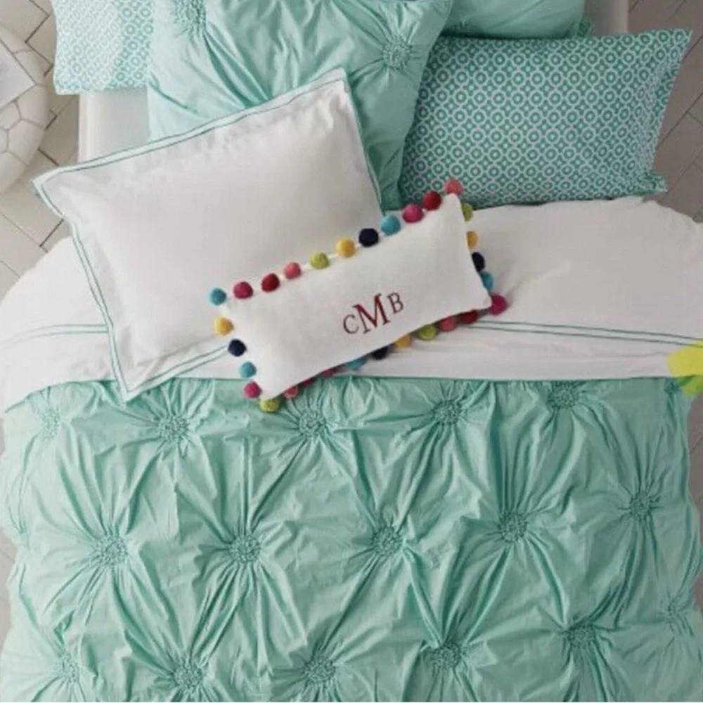 Pottery Barn Teen Mint Green/Teal Comforter